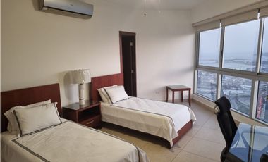 ALQUILER/VENTA APARTAMENTO AMOBLADO VISTA AL MAR  AV. BALBOA PH RIVAGE