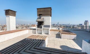 Departamento en venta, vista despejada al oriente a pasos de metro Manuel Montt.