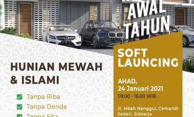 Perumahan Syariah Tanpa Riba di Sedati Sidoarjo M615GH