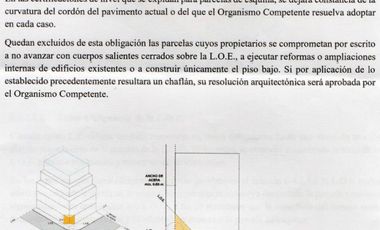 VILLA URQUIZA/ LOTE ESQUINA P/CONSTRUCCIÓN
