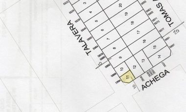 VILLA URQUIZA/ LOTE ESQUINA P/CONSTRUCCIÓN