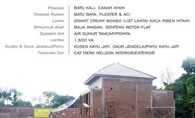 ( Jual Rumah Untuk Nikah ) Rumah Cluster Selatan Bandara Adi Soemarmo