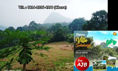 Tanah Kavling Murah Produktif Pesona villa Sukaharja Bogor
