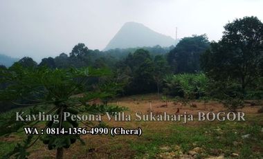 Tanah Kavling Murah Produktif Pesona villa Sukaharja Bogor