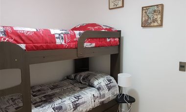 Departamento Amoblado 3D 2B 1E 1B con Vista al Mar en Concón