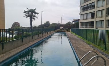 Departamento Amoblado 3D 2B 1E 1B con Vista al Mar en Concón