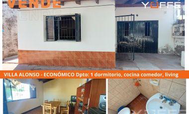 Económico departamento en  Villa Alonso