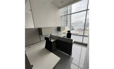 ALQUILER OFICINAAMOBLADA HABITATS  AREA BANCARIA 80 M2 MTTO INCLUIDO