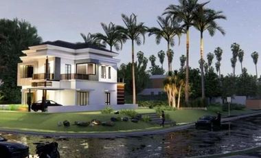 miliki rumah cluster dua lantai di pinggir jalan delima bebas reques konsep rumah