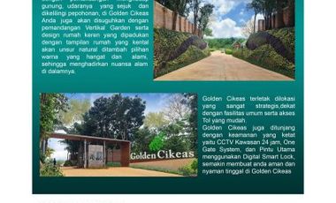 Dijual Cluster Konsep Scandinavian View Pegunungan di Cikeas Bogor