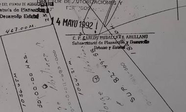 TERRENO EN VENTA EN AGUASCALIENTEORIENTE EJIDO LOS SANDOVALES MPO EL LLANO CUALQ