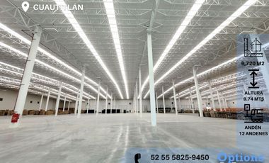 Industrial warehouse for rent, Cuautitlán