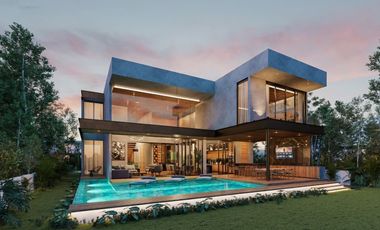 Exclusiva vivienda en residencial privada residencial Yucatán Country Club.