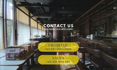 Premium Restaurant Space for Lease - CBD Mega Kuningan, Bare Price with Furnished Kitchen