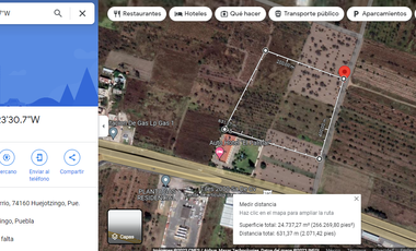 Terreno en venta Huejotzingo Puebla