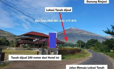 Dijual Cepat Tanah di Sembalun Full View Gunung Rinjani