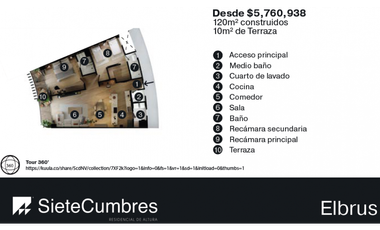 DEPARTAMENTOS EN VENTA, A ESTRENAR EN ZONA RESIDENCIAL EXCLUSIVA