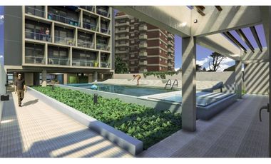 Departamento 2 amb + estudio de categoría con vista al mar. Zona Constitucion.