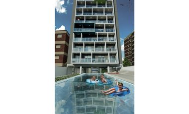 Departamento 2 amb + estudio de categoría con vista al mar. Zona Constitucion.