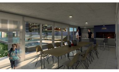 Departamento 2 amb + estudio de categoría con vista al mar. Zona Constitucion.
