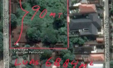 Dijual Tanah Komersial Pusat Kota Tuban Jl. Sultan Agung Harga Spesial