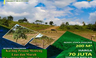 Tanah Kavling Pesona Menteng Bogor Luas 200 Meter Murah