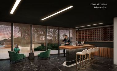 Condominio frente al mar, alberca para adultos y niños, cava, sky lounge, gimnas