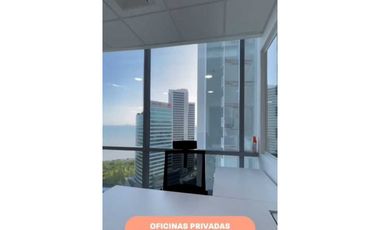 OFICINA  AMOBLADA EN FINANCIAL PARK COSTA DEL ESTE