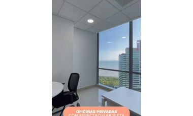 OFICINA  AMOBLADA EN FINANCIAL PARK COSTA DEL ESTE