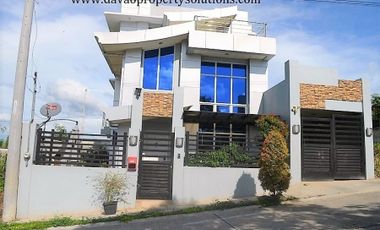 3- Level Fully furnished 4Bedroom House for sale near Davao Airport