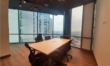 ALQUILER OFICINA AMOBLADA COSTA DEL ESTE  122M2 ESTRENAR MTTO INCLUIDO