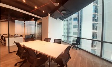 ALQUILER OFICINA AMOBLADA COSTA DEL ESTE  122M2 ESTRENAR MTTO INCLUIDO