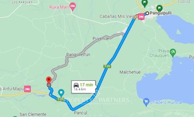 Casa en precioso terreno a 16 km de Panguipulli