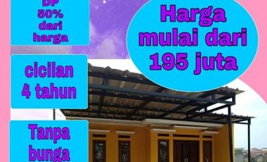 Hunian minimalis modern, free desain, bebas banjir; Bandung