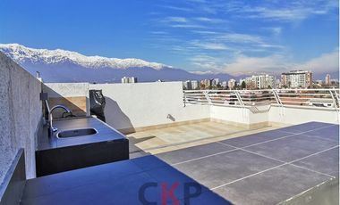 1D/1B / Terraza, Estacionamiento, full equipado, cerca metro