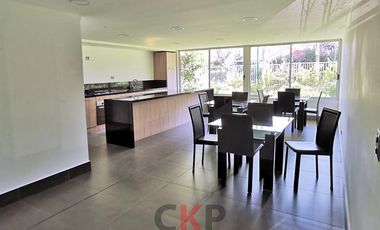 1D/1B / Terraza, Estacionamiento, full equipado, cerca metro