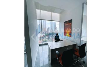 Se Alquila Oficina Amoblada 90 Mts2 Calle 51 Obarrio $1.150.00+itbms