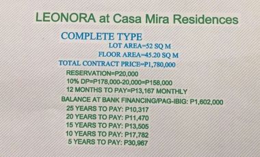 2 bedroom LEONORA TOWNHOUSE in Binmaley, Pangasinan