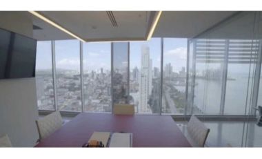 OFICINA EN AVENIDA BALBOA OFFICE CENTER FULL AMOBLADA 238M2