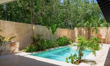 Casa con alberca privada, Jardin y cocina equipada, residencial de lujo con amen
