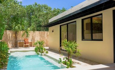 Casa con alberca privada, Jardin y cocina equipada, residencial de lujo con amen