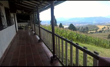 FINCA SUESCA CUNDINAMARCA VENTA O PERMUTA