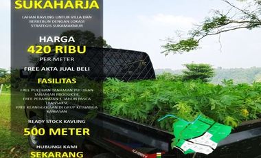 Tanah Kavling Kebun Pesona Villa Sukaharja | Murah