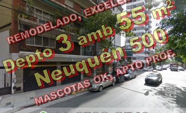 REMODELADO, EXCELENTE - Departamento en Venta en Caballito 3 ambientes 55 m2 - Neuquen 500