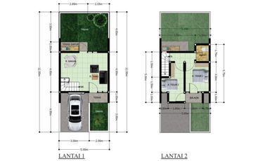 HANYA DENGAN 300 JUTAAN KAMU BISA DAPAT RUMAH 2 LANTAI