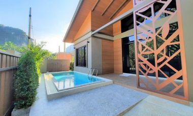 Perfectly designed 3-bedroom pool villa for sale in Aonang, Krabi.
