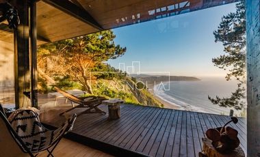Casa en primera linea, vista al mar, La Polcura, Puertecillo