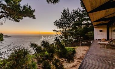 Casa en primera linea, vista al mar, La Polcura, Puertecillo