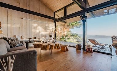 Casa en primera linea, vista al mar, La Polcura, Puertecillo