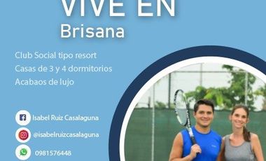 Venta de Casa  Modelo Ria en la Urb. Casalaguna, Samborondon, Aurora, cerca del C.C Riocentro el Dorado